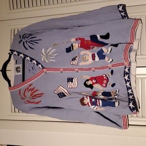 Like new! Vintage Storybook Knits July 4th parade sweater